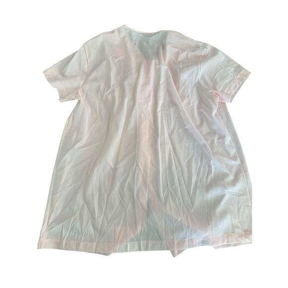 Vanity Fair Light Pink Short Sleeve Top & Bottom 2 Piece Pajama Set Size M - Picture 2 of 7